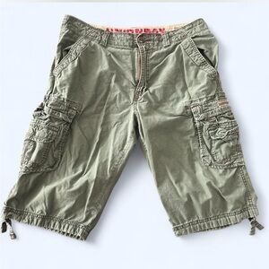 UNIONBAY Olive Cargo Shorts for Men